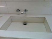 Encimera de baño marmol blanco