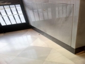 Suelo portal màrmol Blanco Macael