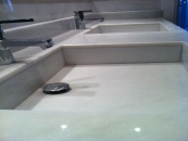 Encimera de baño marmol Blanco Macael 3
